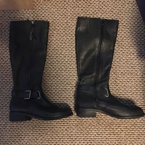 Seychelles black boot, size 8
